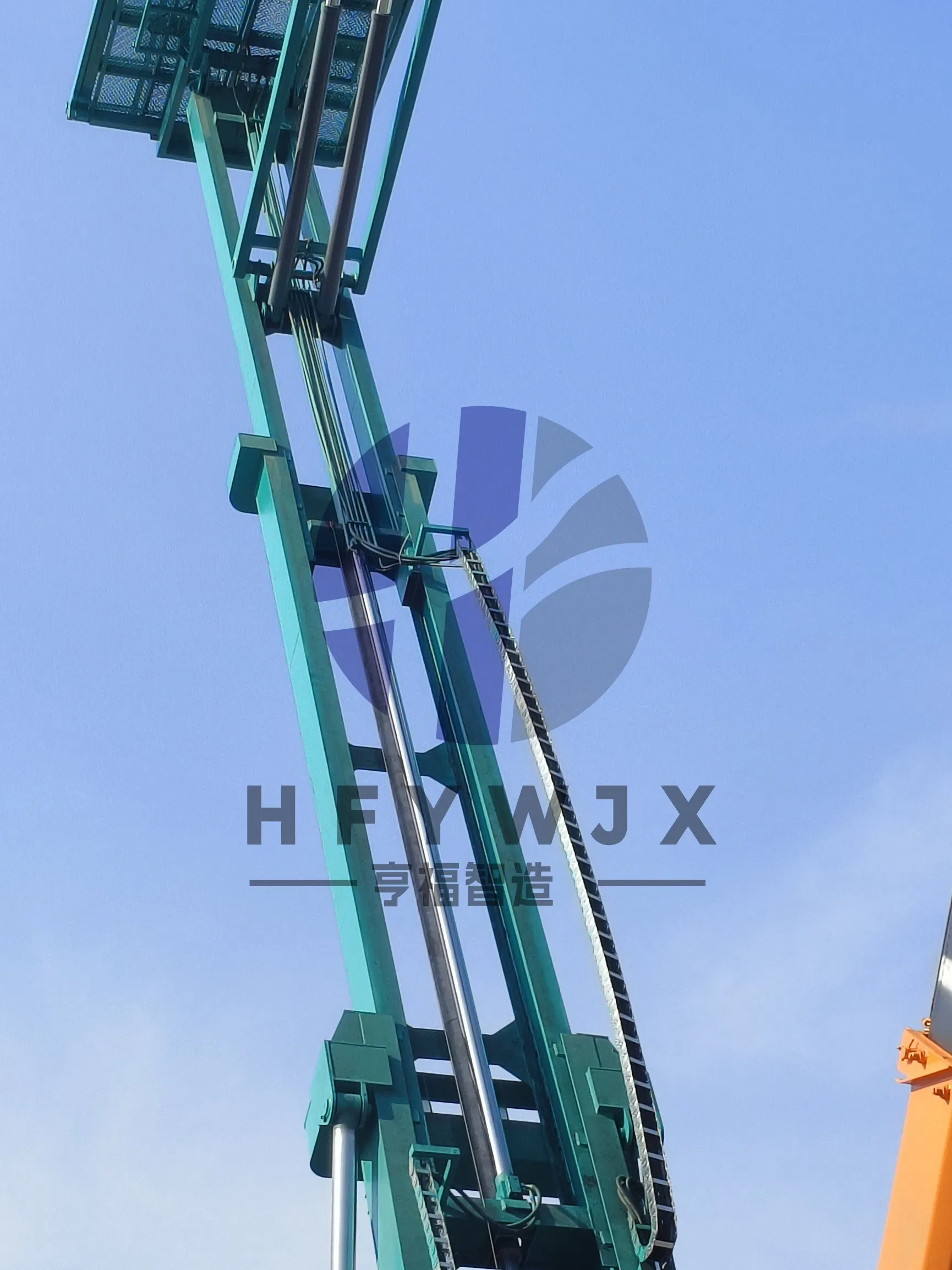 Hengfu Air Tile Machine Crawler Type Reverse Ceiling Hydraulic Lifting Platform