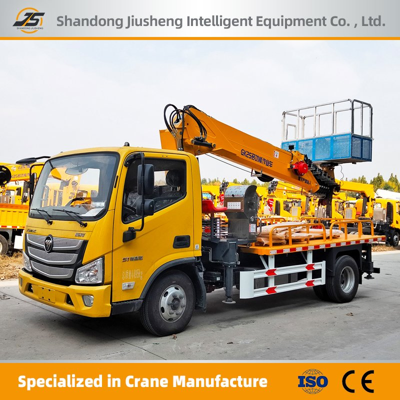 Bucket Truck with Telescopic Boom 23meter Truck-Mounted Telescopic Aerial Lift