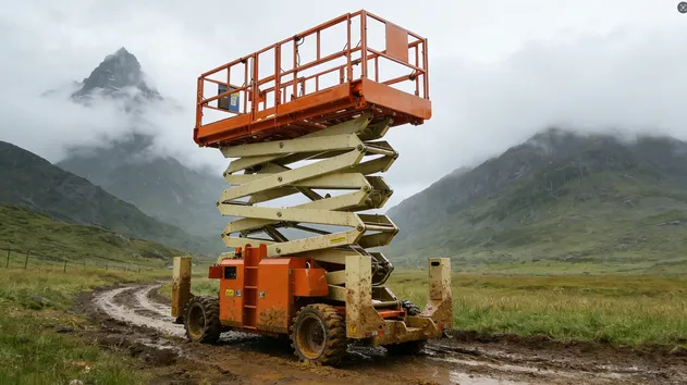 Rough Terrain Scissor Lift