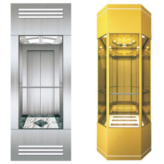 4 Persons Affordable Panoramic Capsule Shape Glass Elevator Semi-Circular Lift for Home