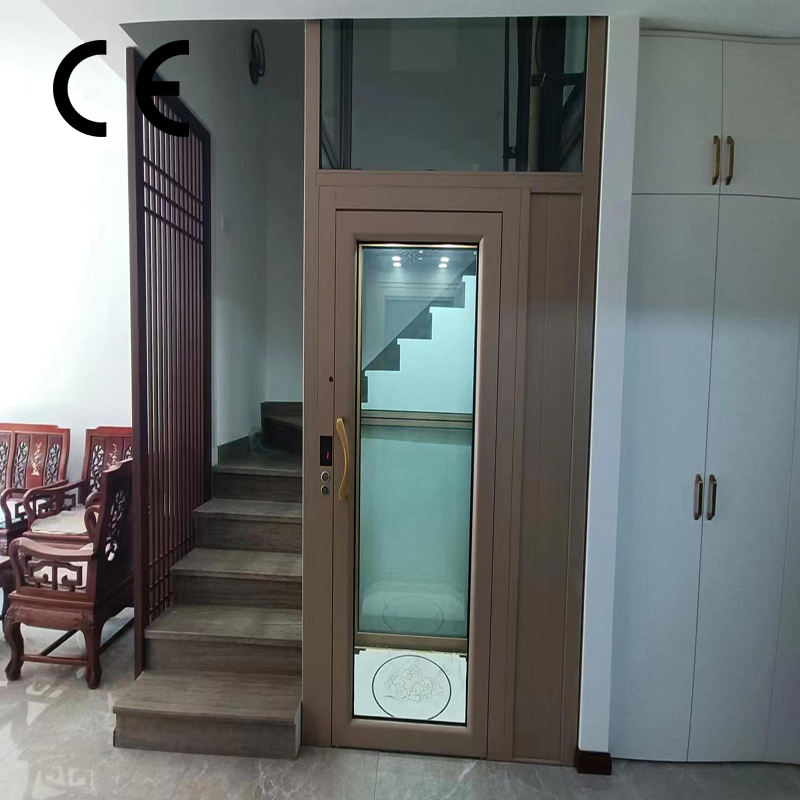 Indoor Small Home Elevators with Good Quality and Modern Features for Villa