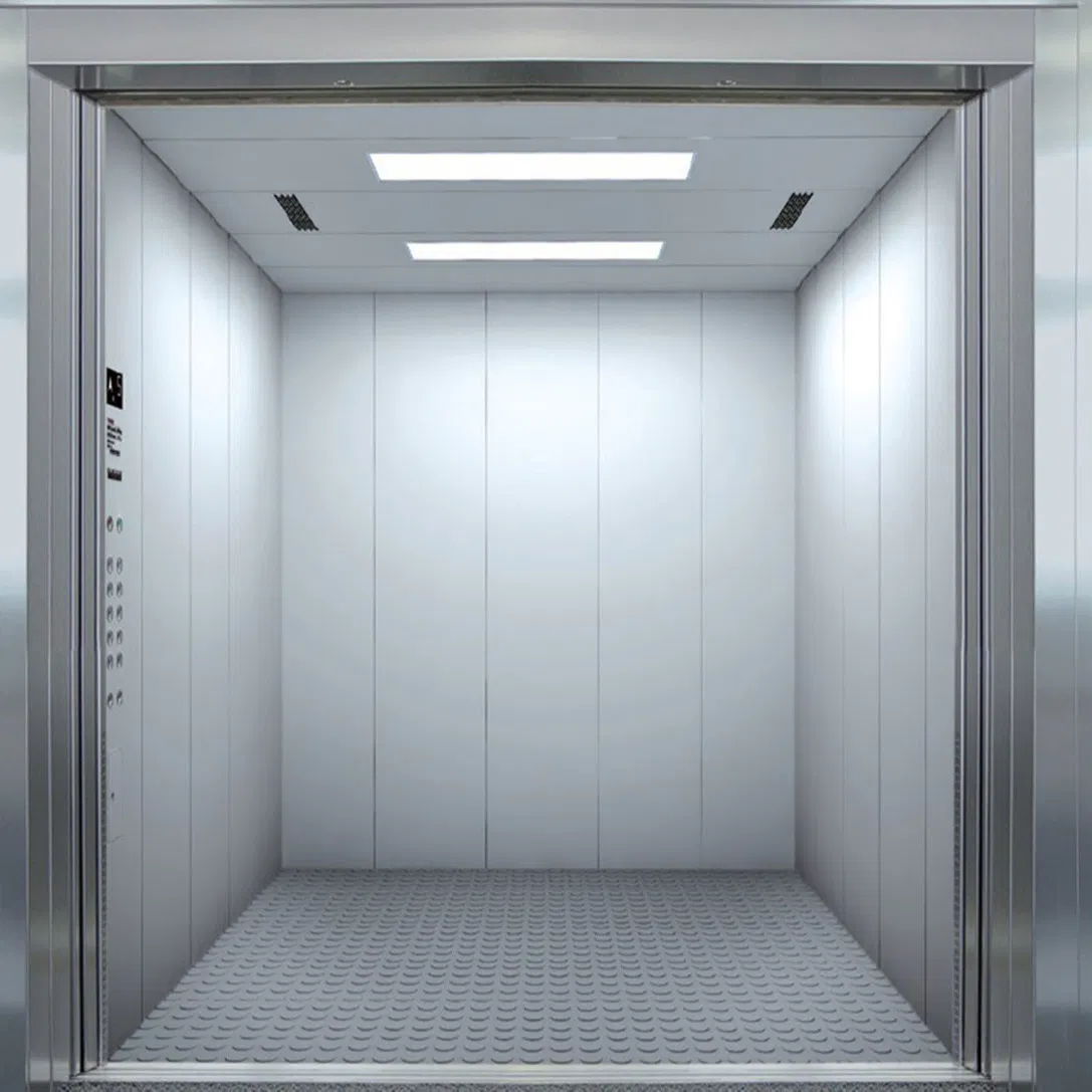 Mr/Mrl Kone Quality Large Space Room Freight Lifts Customized Cargo Goods Elevators