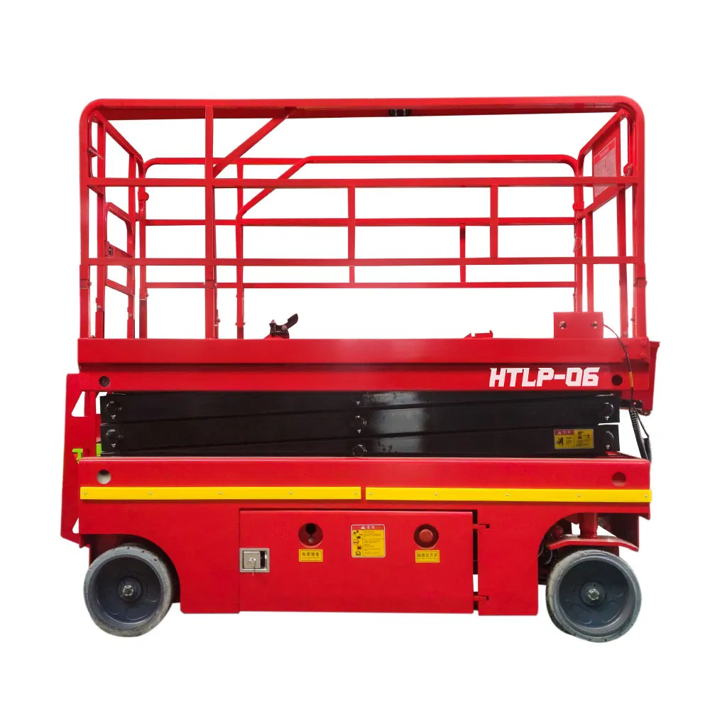 Chinese Factory Lifting Equipment Electric Self Propelled Hydraulic Aerial Work Platform Scissor Lift Table Platform