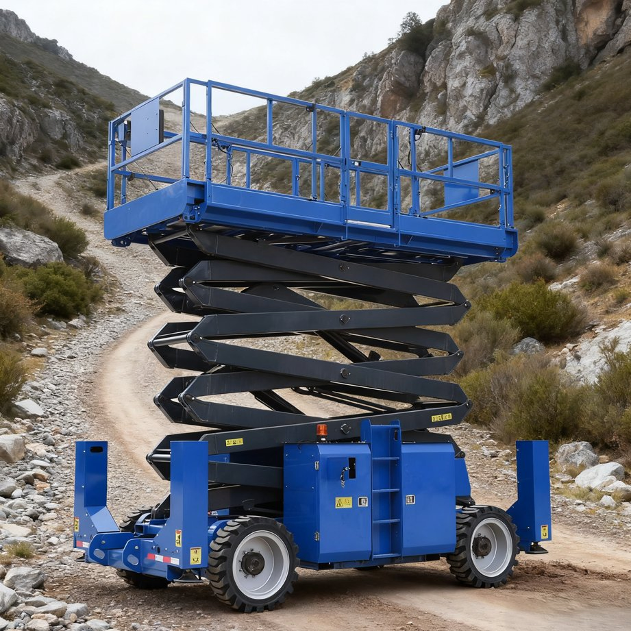 Mobile Rough Terrain Hydraulic Lift Table for Aerial Installation Work All-Terrain Scissor Lift 6 M 8 M 10 M 12 M 14 M 16 M 18 M