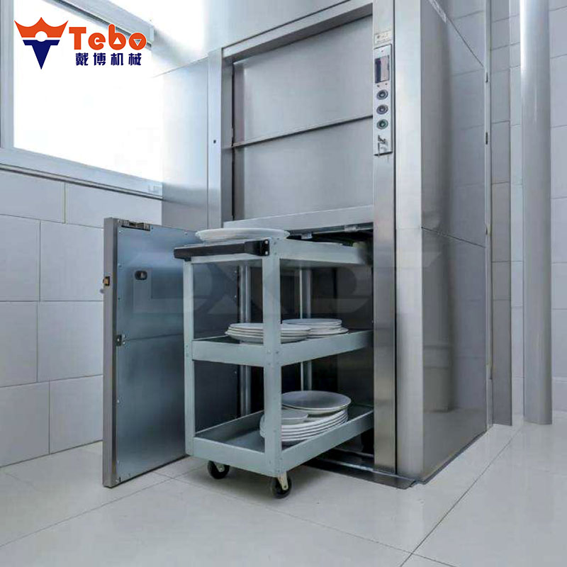 Electric 2 Stops 150kg Library Kitchen Food Elevator Lift Dumbwaiter System