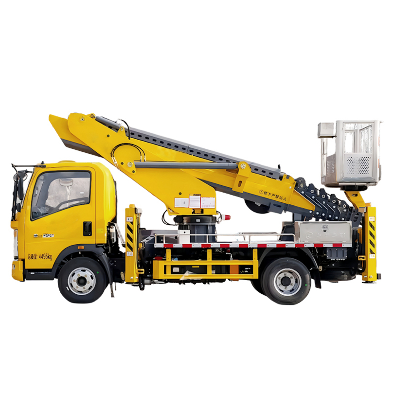 Heavy Duty Telescopic Boom Lift Aerial Working Truck for High Altitude Operation Tasks