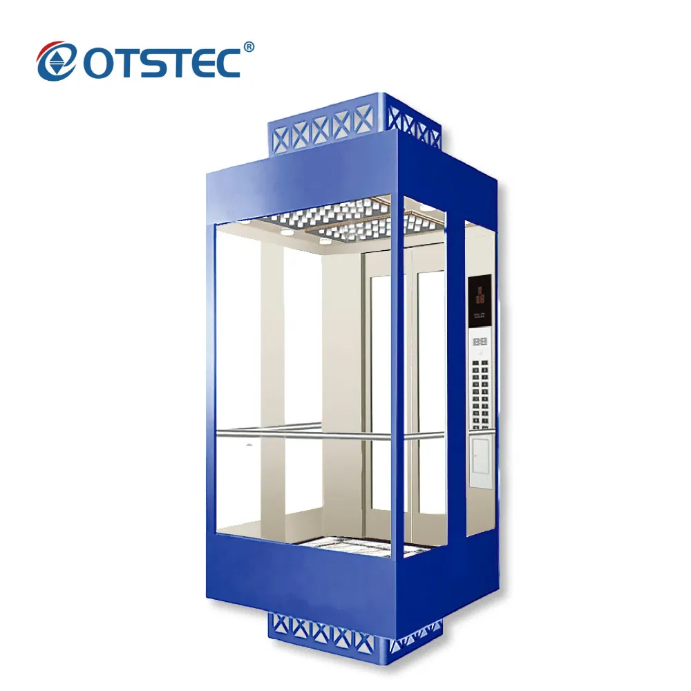 Round Glass Panoramic Lift Elevator Sightseeing Elevator Lift Without Machine Room