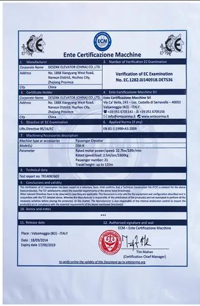 Desenk Residential Kitchen Food Elevator Dumbwaiter Lift for Promotion