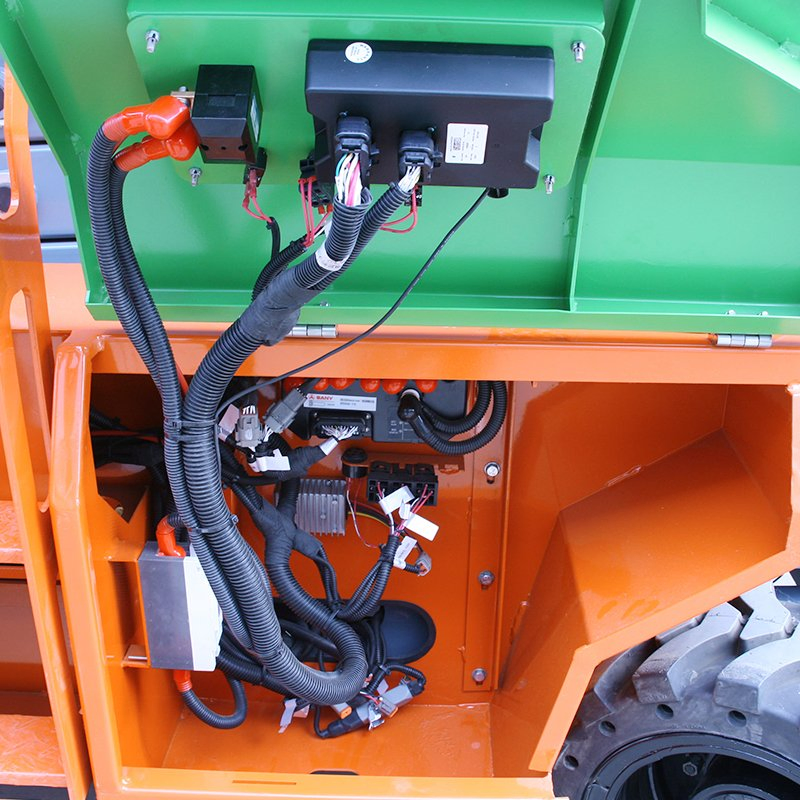 Working Rough Terrain Aerial Electric Mobile off-Road Boom Lifting Equipment Car Hydraulic Self-Propelled Scissor Lift Platform Price with CE