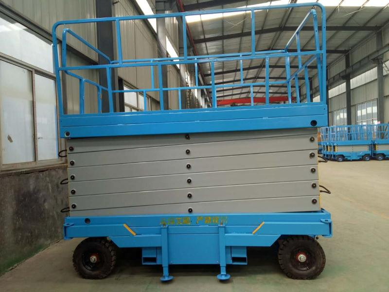 Mingdao Brand Sjy Model Mobile X Table Wooden Box, by Container Scissor Lift