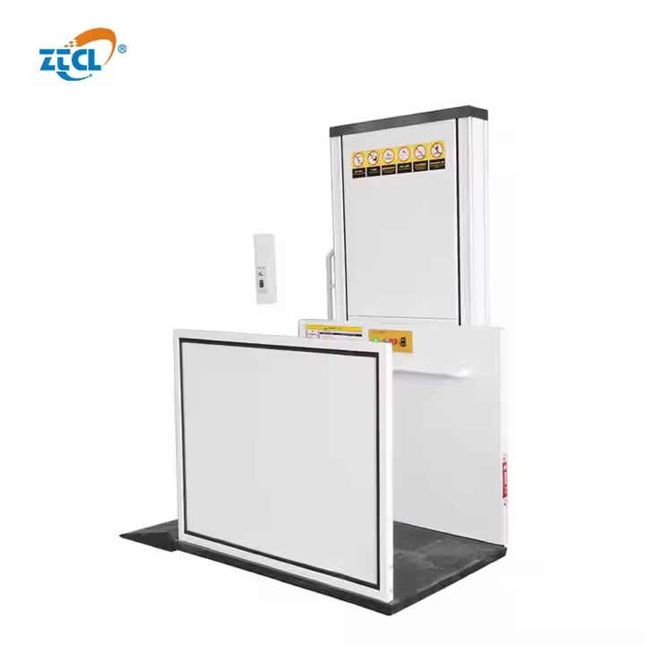 Hydraulic Vertical Outdoor Wheelchair Lift for Home