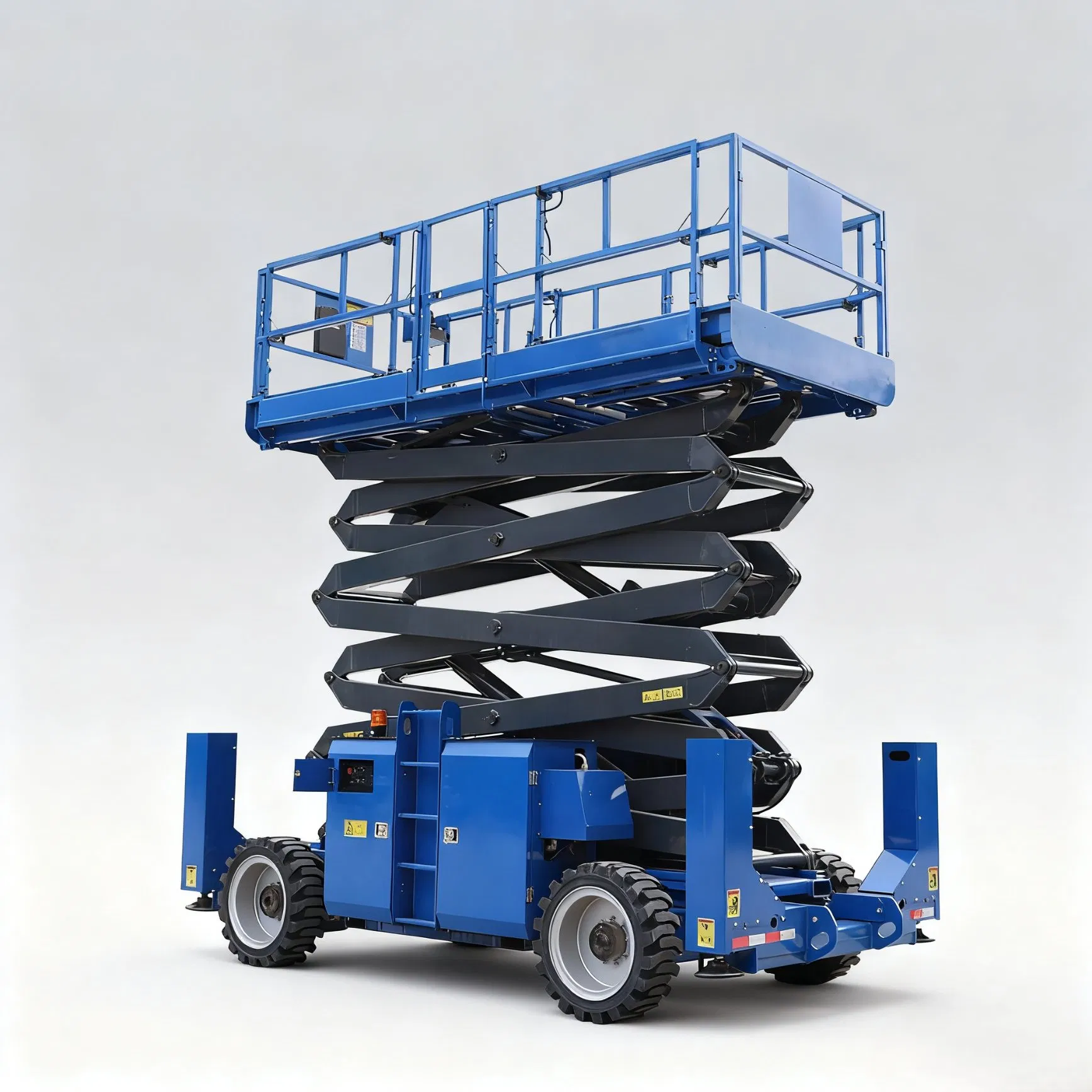 Mobile Rough Terrain Hydraulic Lift Table for Aerial Installation Work All-Terrain Scissor Lift 6 M 8 M 10 M 12 M 14 M 16 M 18 M