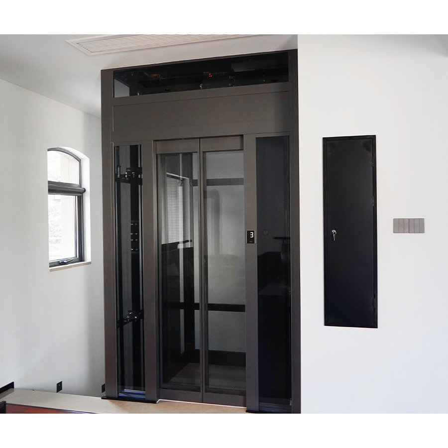 Chinese Factory Affordable Price Exclusive Customization Sightseeing Traction Home Villa Residential Elevator Stair Lift