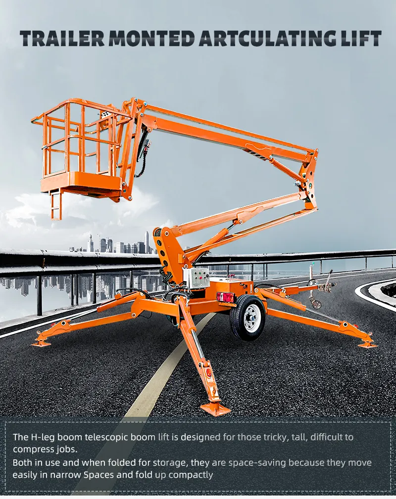 Towable Articulating Boom Lift