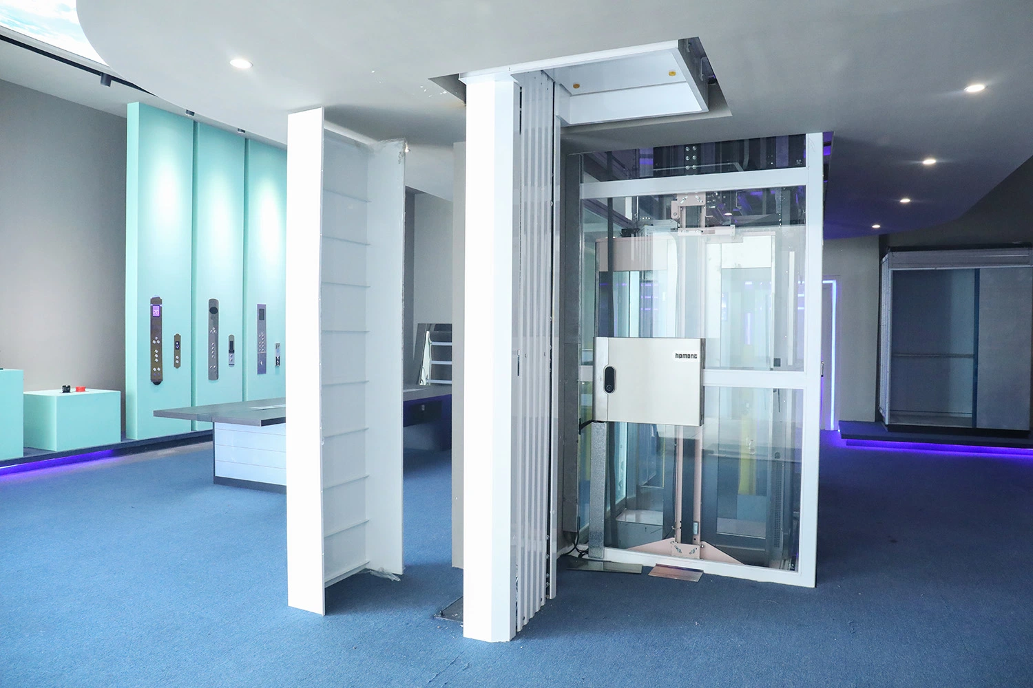 Passenger Elevator Lift with FUJI Brand Small Sightseeing Home Elevator Lift or Panoramic Glass Elevators in China Own Factory