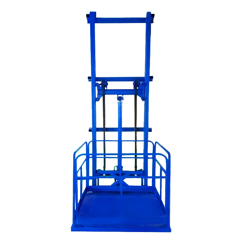 Warehouse Wall Mounted Goods Lift Guide Rail Hydraulic Small Cargo Lift Platform Freight Elevator Cargo Elevator