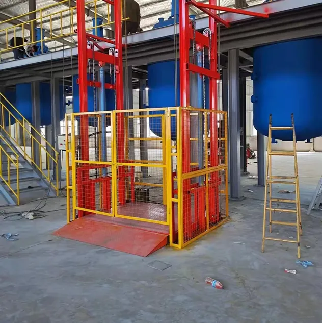 Electric Hydraulic Freight Elevator View 1
