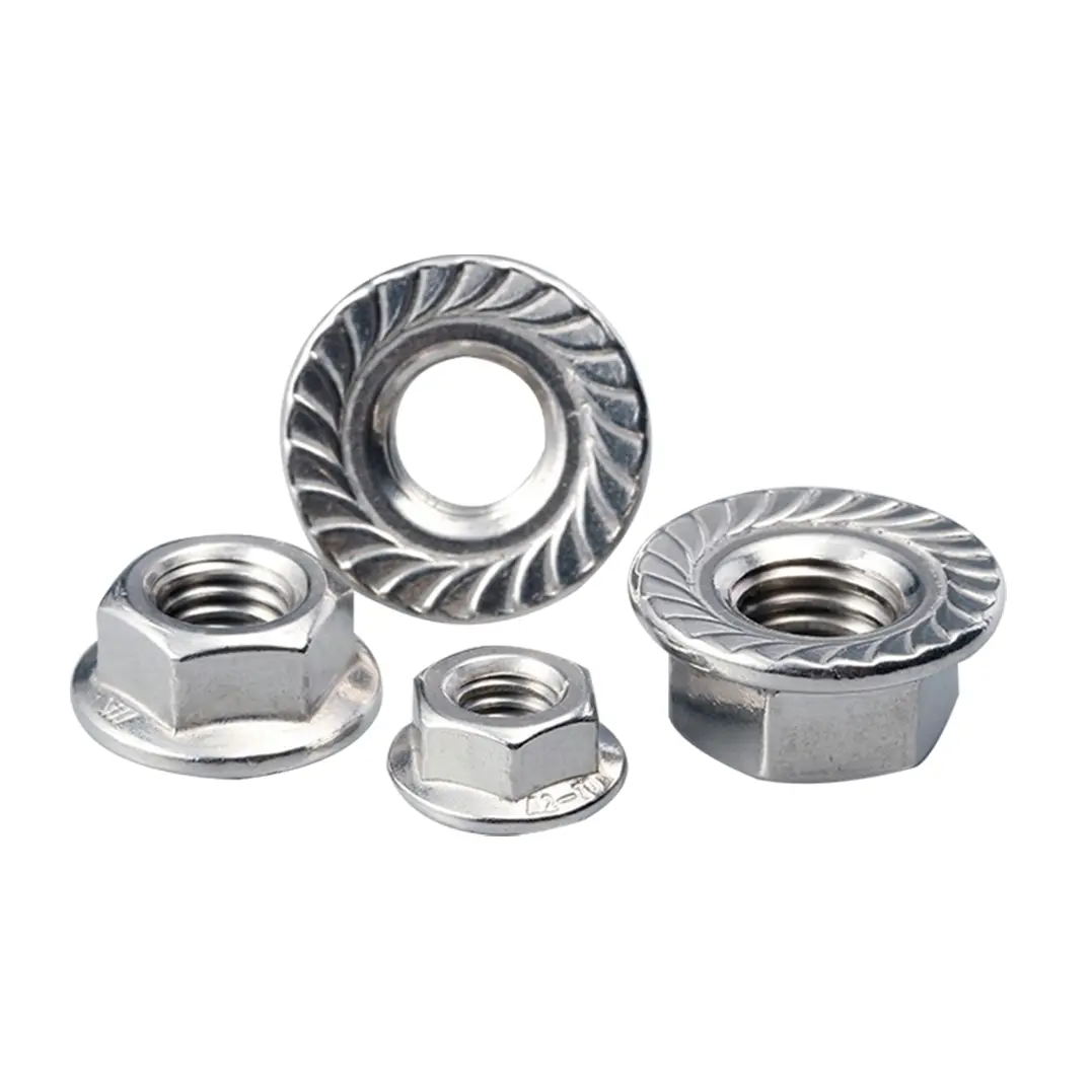 Cheap Stainless steel hexagonal flange nut Manufacturer, Service