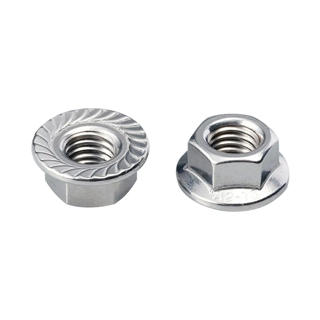 Cheap Stainless steel hexagonal flange nut Manufacturer, Service