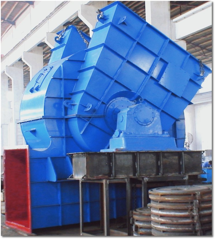 Sintering Dust Removal Fan Flue Gas Collection &amp; Extraction Fan for Machine Head and Tail