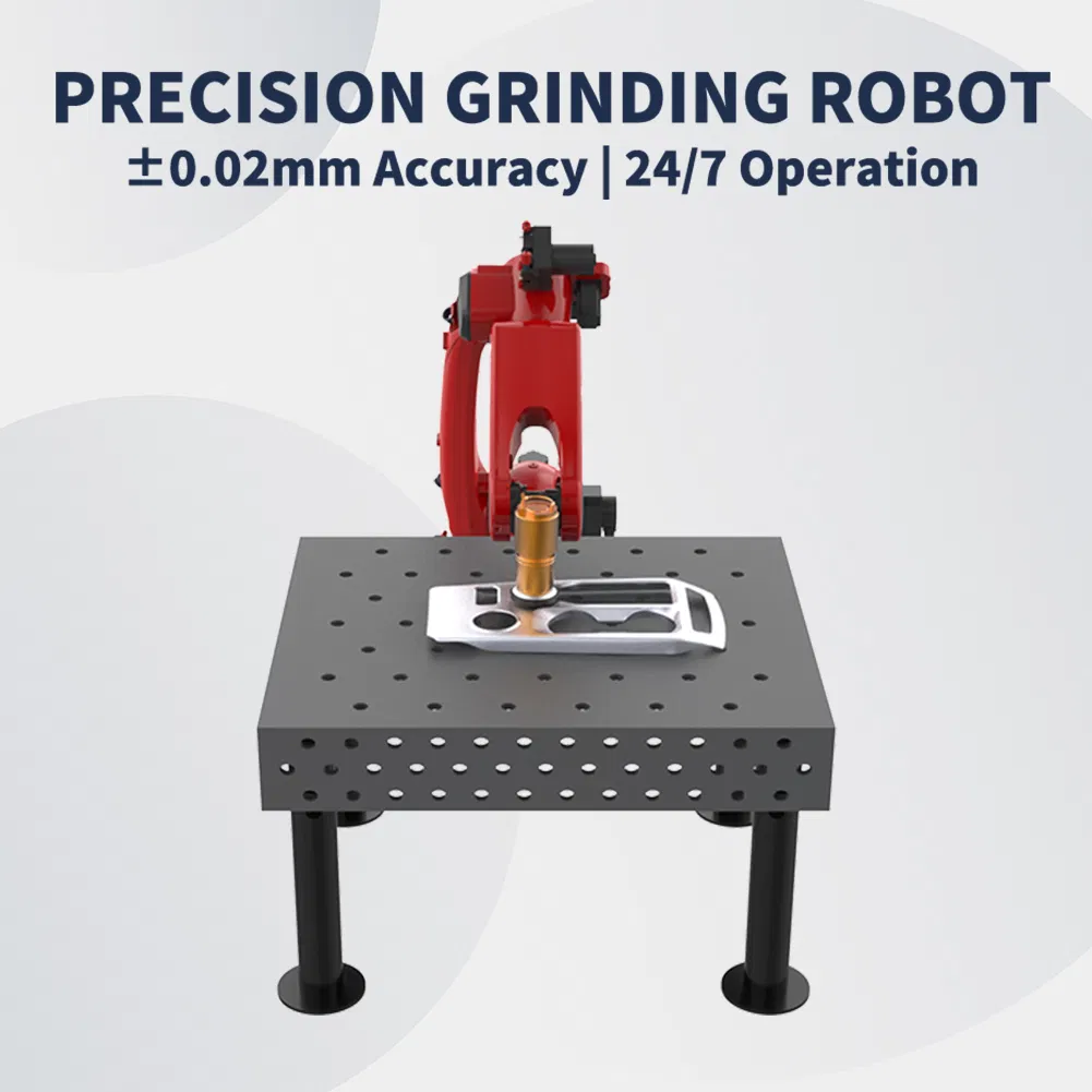 6-Axis Industrial Grinding for Auto Wheel Hubs with Robotic Grinder Full-Posture Compensation IP65