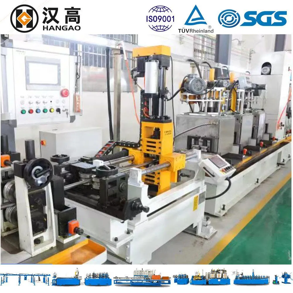 Rotatable Design Internal Welding Tube Seam Leveling Machine with 4 Pillar Structure