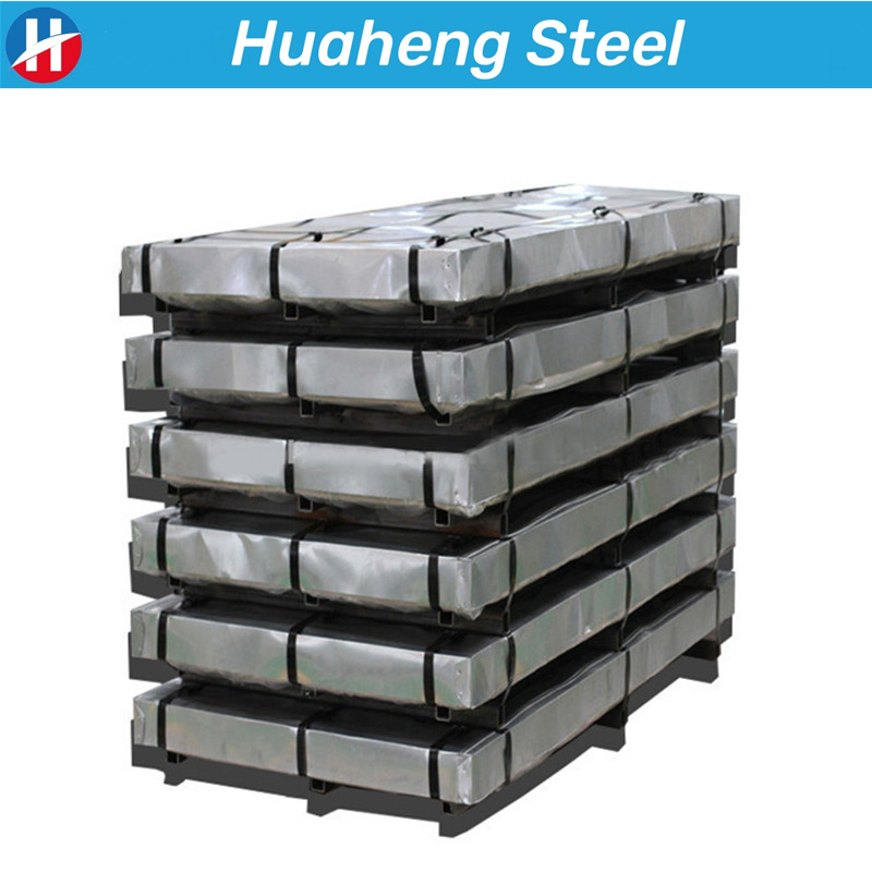 Z20g-Z275g Zero/Mini/Regular/Big Spangle Hot Dipped Gi Coated Galvanized Steel Wave Sheets Steel Sheets Corrugated Roofing Sheet for Building Material