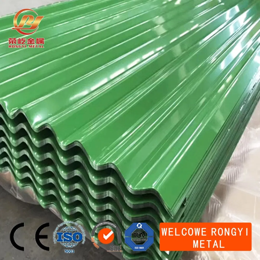 Cheap 20 28 32 Gauge Zinc PPGI Galvanized Gi Corrugated Steel Metal Roof Plate Iron Roofing Sheet Price