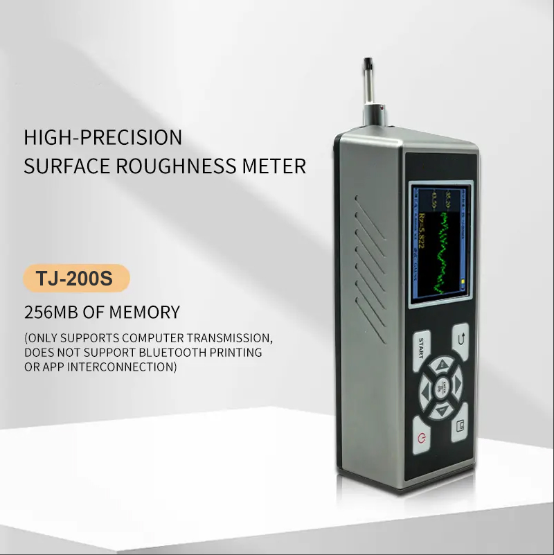 Portable Roughness Gauge Multiple Parameters Ra Rz Rq Rt RV R3z Digital Surface Roughness Tester
