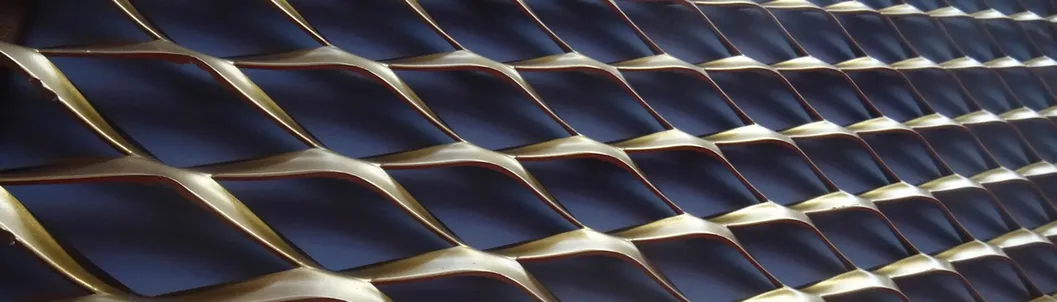 Expanded Metal Mesh Banner