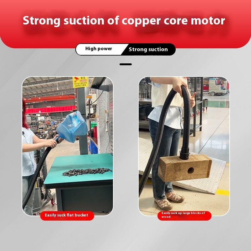 Boshuo Electric Vacuum Cleaner Pulse Cleaning Automatic Filter Cleaning High-Efficiency Dust Extraction for Construction