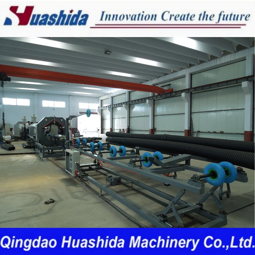 High-Efficiency PP/HDPE Single &amp; Double Wall Corrugated Pipes Production Line