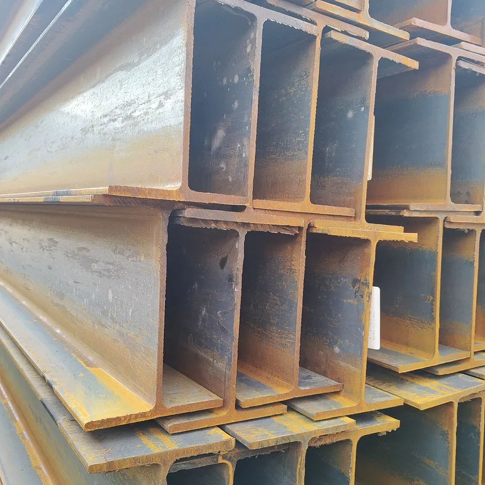 Q235B H Beam for Commercial Building Mezzanine Floor Skywalk Light Steel Structure Custom Length Cutting