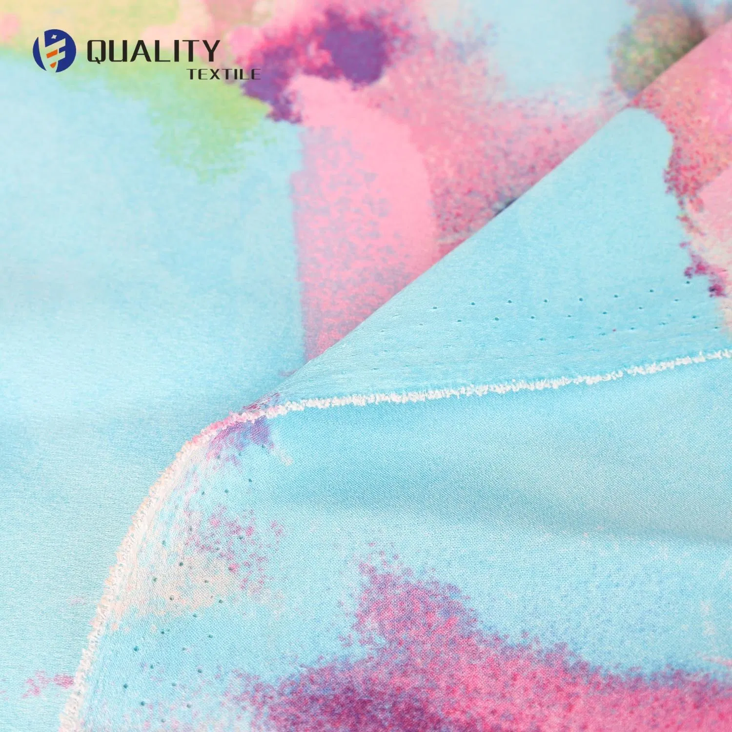 Chinses Factory 100%Recycled Polyester Chiffon Satin Printed Fabtic for Dress/Pajama/Blouse