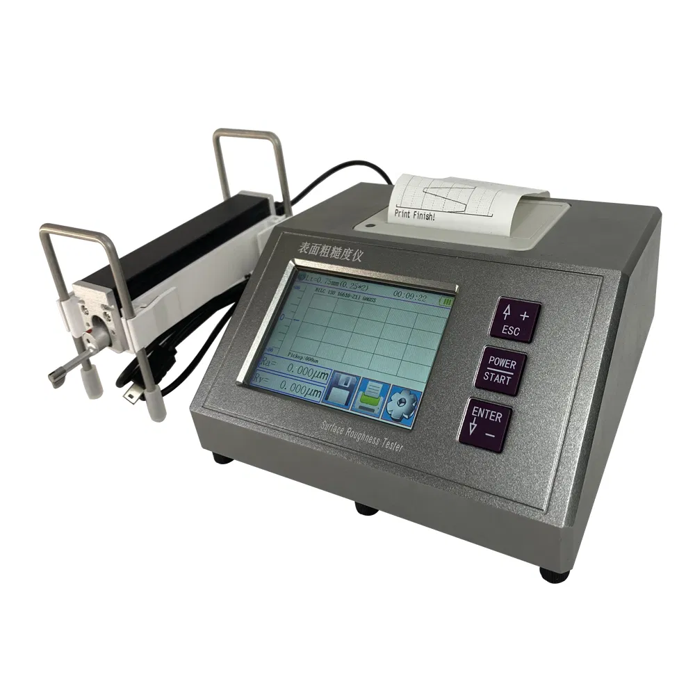 Non-Metal Surface Roughness Tester with Built-in Printer Roughness Gauge Ra Rz, Rq Rt