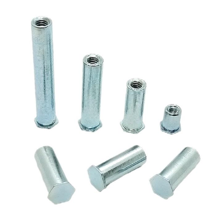 Carbon Steel Bso-3.5m3, Hole Size 5.4mm Blind Threaded Sandoff Hexagon Head Self Clinch Studs Standoff Spacer