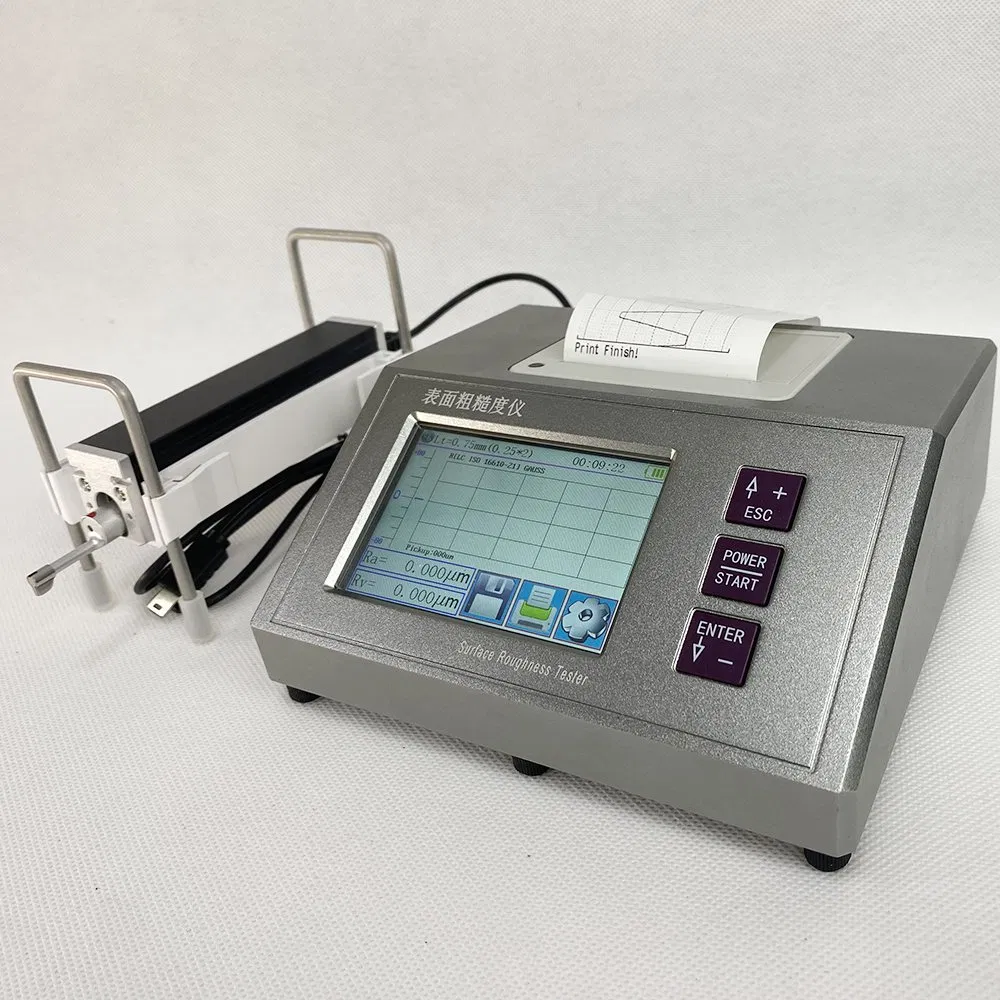 Digital Surface Roughness Tester Gauge Embedded Printer Compatible with ISO, DIN, ANSI, JIS Standards