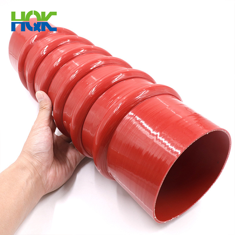 Large Diameter Wear-Resistant Braided Fabric Rubber Pipe High Pressure Silicone Braided Tube