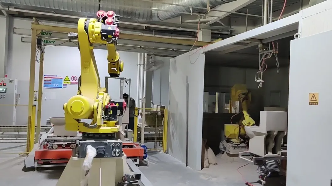 Robot Polishing Process 2