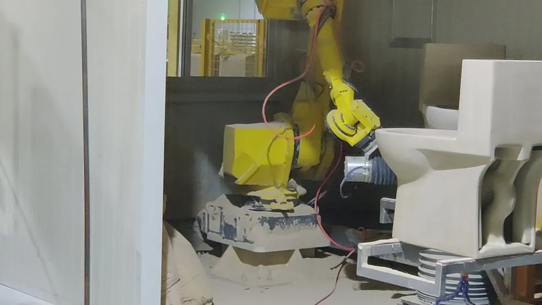 Robot Polishing Process 1