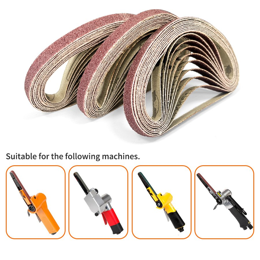 10packs 10X330mm Aluminum Oxide Coated Abrasive Belt for Knife Sharpening