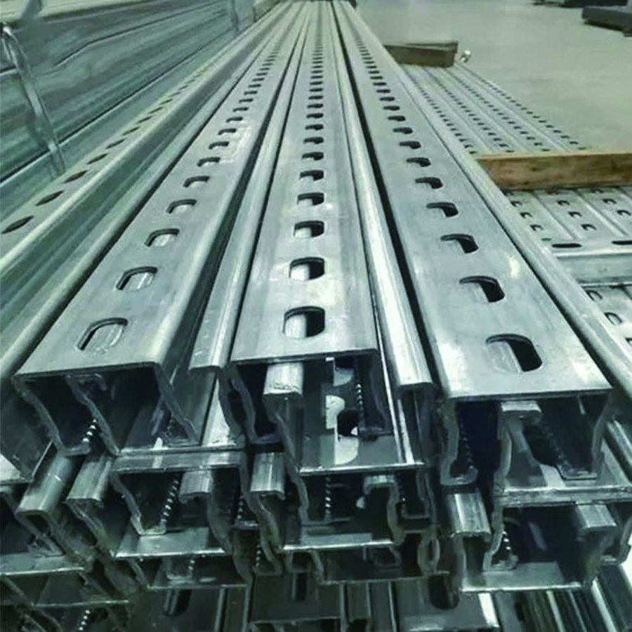 Customized Garden Fence Steel C Beam C Channel Galvanized Retaining Wall Post