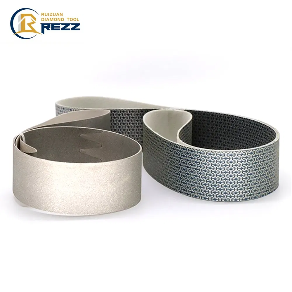 Electroplated Diamond Sanding Belts Diamond Sanding Abrasive Beltfor Polishing Stone Ceramic Concrete Glass