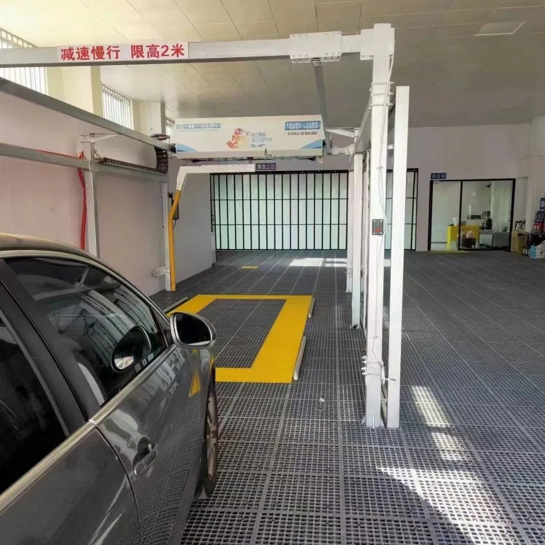 High Efficiency Robotic Car Wash System with Water Reuse Technology