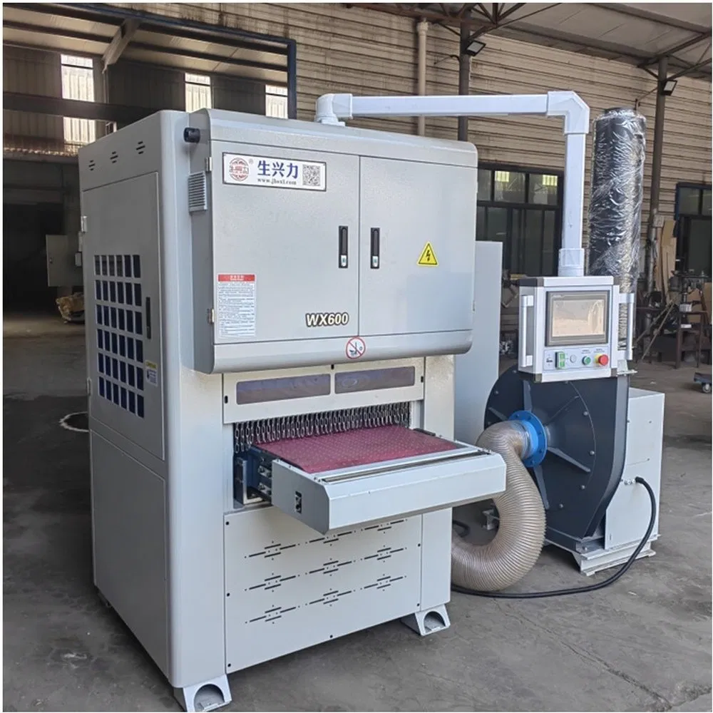 Wx600 600mm Customized Working Thickness Sheet Metal Deburring Machine