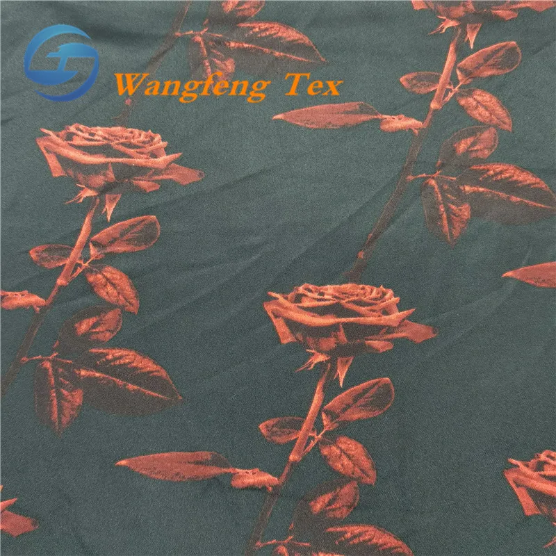 100% Polyester Printed Fabric Detail 1