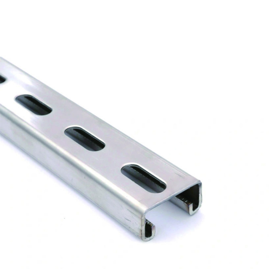 41X21mm Steel Unistrut C Channel Steel Post C Channel