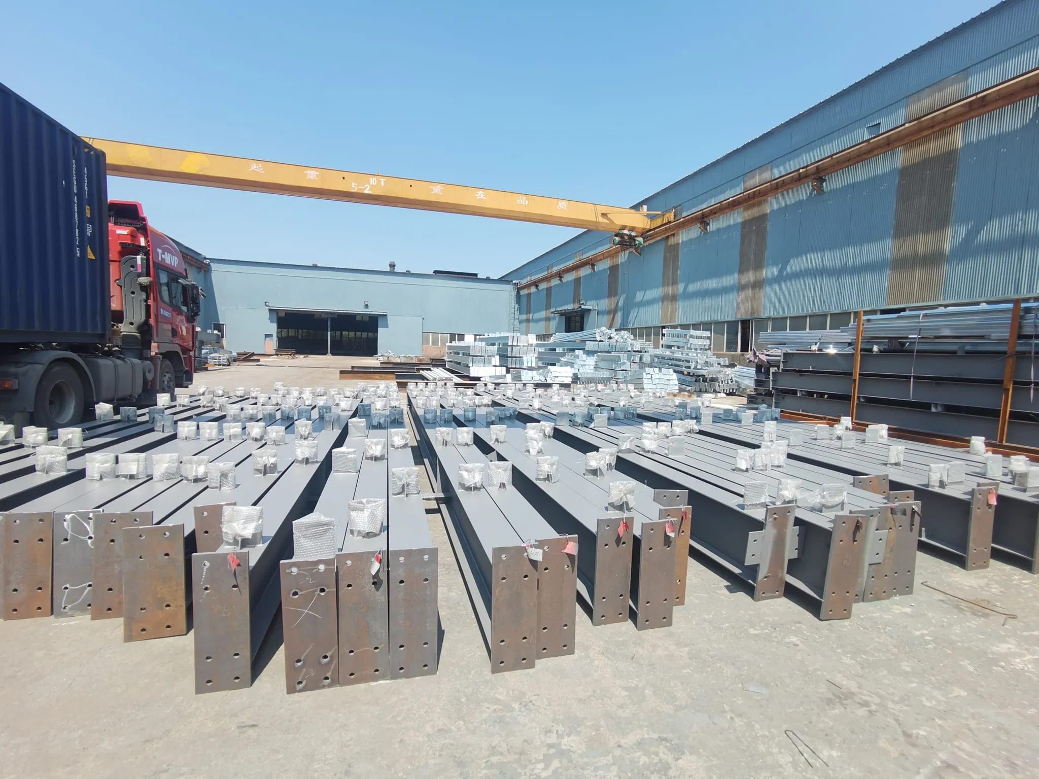 Dryc Factory Prefabricated Structural Steel Construction Material Beam Colum