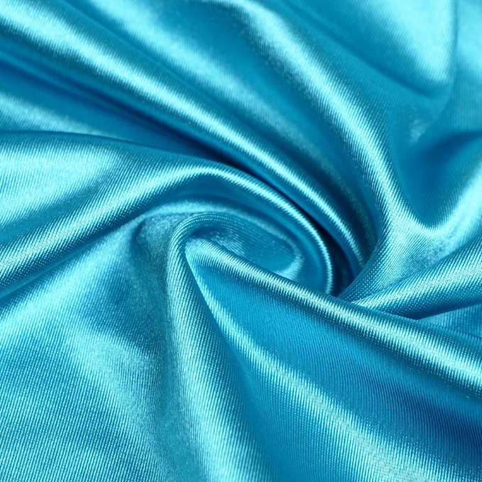 Stretch 4 Way 90 Polyester 10 Spandex Heavy Weight Satin for Dress