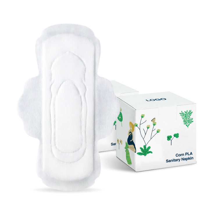 Eco-Friendly 100% Biodegradable Organic Sanitary Napkin Feminine Hygiene Disposable Menstrual Pads